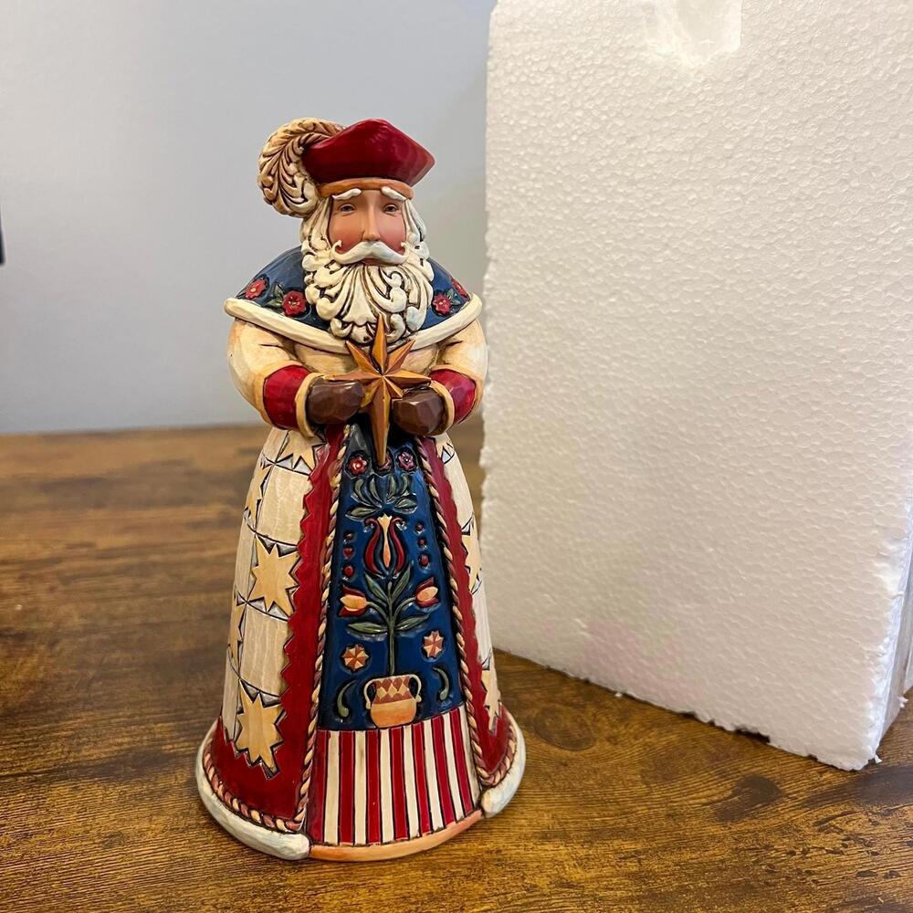 Jim Shore Wesolych Swiat Polish Santa in Box 7 in